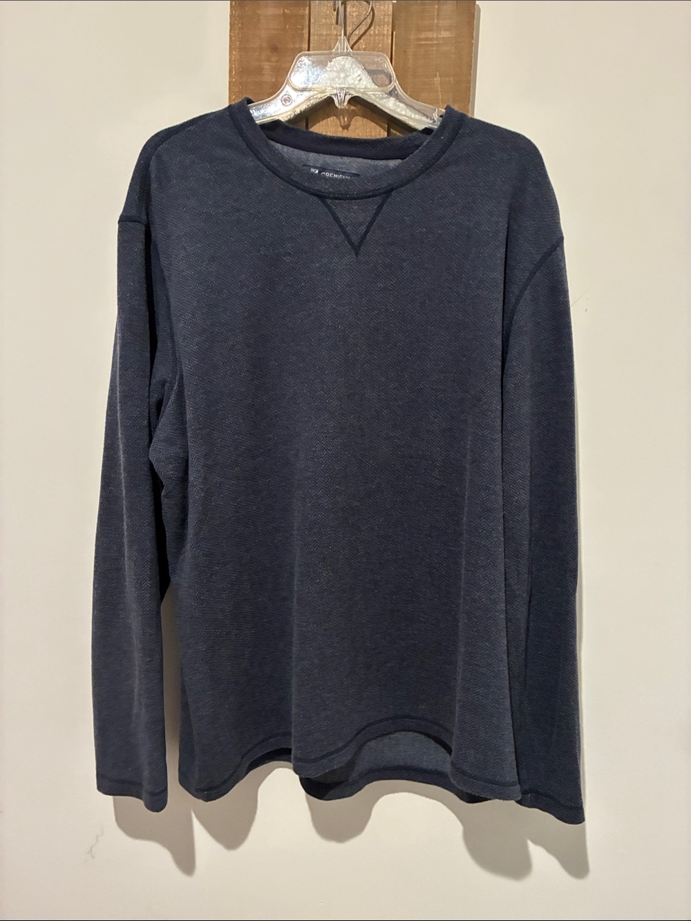 Daniel Cremieux Navy Blue Crewneck Sweatshirt